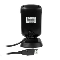 LECTOR DE CODIGOS DE BARRA GHIA OMNIDIRECCIONAL 2D, USB. COMPATIBLE CON QR [ GSOM2 ][ LEC-112 ]