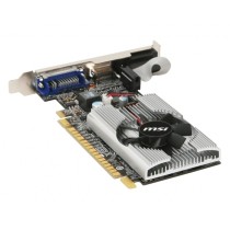 TARJETA DE VIDEO MSI NVIDIA N210/PCIE X16 2.0/1GB DDR3/HDMI/VGA/DVI/1X VENTILADOR/BAJO PERFIL/GAMA B [ N210-MD1GD3 ][ VC-784 ]