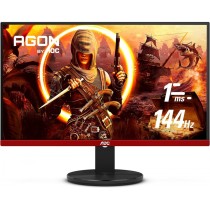 MONITOR GAMER AOC NEGRO CON ROJO / 23.8 PULGADAS / ENTRADA HDMI / DISPLAYPORT / ASPECTO 16:9 / TR 1  [ G2490VX ][ MNL-2560 ]