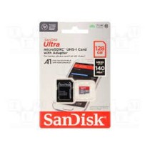 MEMORIA SANDISK MICRO SDXC 128GB ULTRA 140MB/S CLASE 10 C/ADAPTADOR SDSQUAB-128G-GN6MA [ SDSQUAB-128G-GN6MA ][ RAM-3903 ]