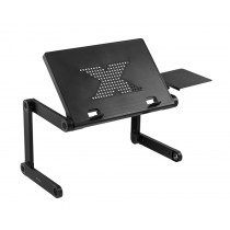 BASE ELEVADORA ACTECK VAULT COUCH BC410 / PARA LAPTOP  / 18 PUL / MAX 10 KG / ANTIDERRAPANTE / ALTUR [ AC-934558 ][ AC-11076 ]