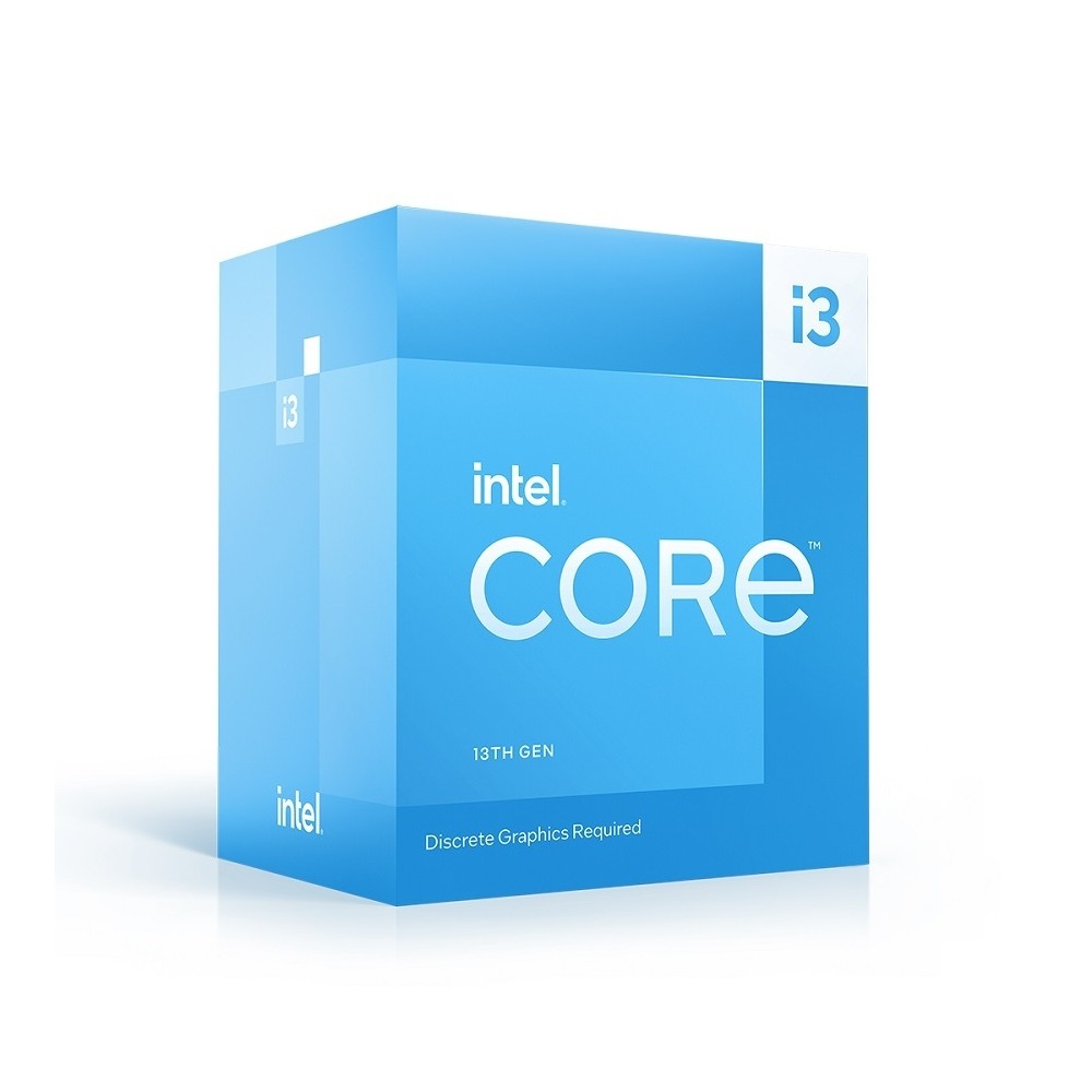 PROCESADOR INTEL CORE I3-13100F S-1700 13A GEN /3.4 - 4.5 GHZ /CACHE 12MB /4 CORES /SIN GRAFICOS /CO [ BX8071513100F ][ CP-1316 ]