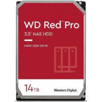 DISCO DURO INTERNO WD RED PRO 14TB 3.5 ESCRITORIO SATA3 6GB/S 512MB 7200RPM 24X7 HOTPLUG NAS 1-24 BA [ WD142KFGX ][ HD-3030 ]