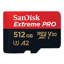 MEMORIA SANDISK MICRO SDXC 512GB EXTREME PRO 200MB/S 4K CLASE 10 A2 V30 C/ADAPTADOR SDSQXCD-512G-GN6 [ SDSQXCD-512G-GN6MA ][ RAM-4259 ]