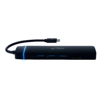 HUB ACTECK GATE 8 DH675 / USB C / 7 PUERTOS / USB C - 3X USB A - HDMI - RJ45 - LECTOR SD/TF / 15 CM  [ AC-934626 ][ AC-10746 ]