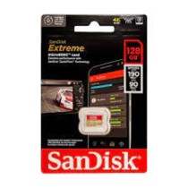 MEMORIA SANDISK MICRO SDXC 128GB EXTREME 190MB/S 4K CLASE 10 A2 V30 C/ADAPTADOR SDSQXAA-128G-GN6MA [ SDSQXAA-128G-GN6MA ][ RAM-3871 ]