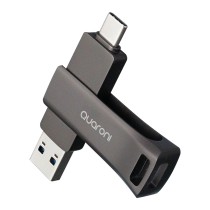 MEMORIA QUARONI 64GB USB 3.2 / DUAL A AND C / OTG / METALICA [ QUM-06 ][ RAM-4317 ]