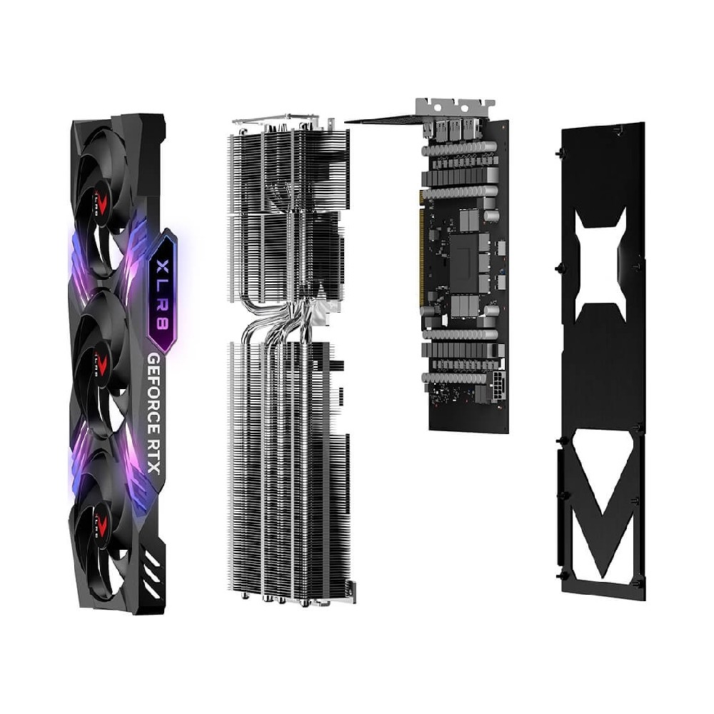 TARJETA DE VIDEO PNY NVIDIA RTX 4080 SUPER ARGB TRIPL FAN XLR8 OC / 16GB GDDR6X / 3X DP 1.4A / HDMI  [ VCG4080S16TFXXPB1-O ][ VC-1159 ]