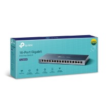 SWITCH | TP-LINK | TL-SG116 | 16 PUERTOS RJ45 GIGABIT 10/100/1000 | NO ADMINISTRABLE | CARCASA METAL [ TL-SG116 ][ NIC-3274 ]