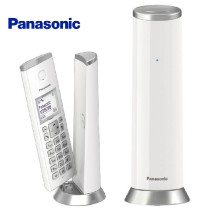 TELEFONO PANASONIC KX-TGK210W INALAMBRICO PAN LCD 1.5 BLANCO TECLADO ILUMINADO ALTAVOZ 50 NUMEROS EN [ KX-TGK210W ][ TEL-135 ]