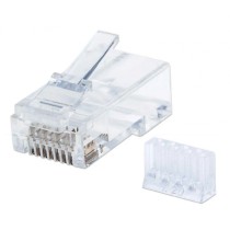 PLUG RJ45 , INTELLINET, 790604 , CAT 6 UTP SOLIDO 90 PZAS [ 790604 ][ AC-12083 ]