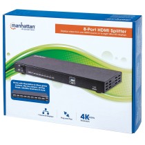 VIDEO SPLITTER,MANHATTAN,207560, HDMI 4K@30HZ, 1 IN:8 OUT [ 207560 ][ AC-6462 ]