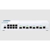 SWITCH QNAP QSW-M408-4C SWITCH ADMINISTRADO WEB DE CAPA 2 DE 10 GBE DE NIVEL BÁSICO PARA IMPLEMENTA [ QSW-M408-4C ][ NIC-4613 ]