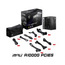 FUENTE DE PODER MSI 1000W/80 PLUS GOLD /NEGRO/ATX/MODULAR [ MPG-A1000G-PCIE5 ][ CSP-538 ]