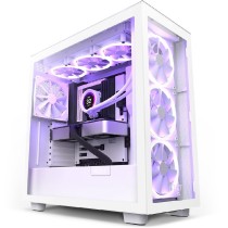 GABINETE NZXT H7 ELITE/ BLANCO/CON VENTANA/MIDI-TOWER/MINI-ITX/MICRO-ATX/RGB/GAMER [ CM-H71EW-01 ][ CS-802 ]