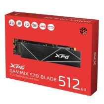 UNIDAD DE ESTADO SOLIDO SSD INTERNO 512GB ADATA XPG GAMMIX S70 BLADE M.2 2280 NVME PCIE GEN 4X4 LECT [ AGAMMIXS70B-512G-CS ][ HD-2671 ]