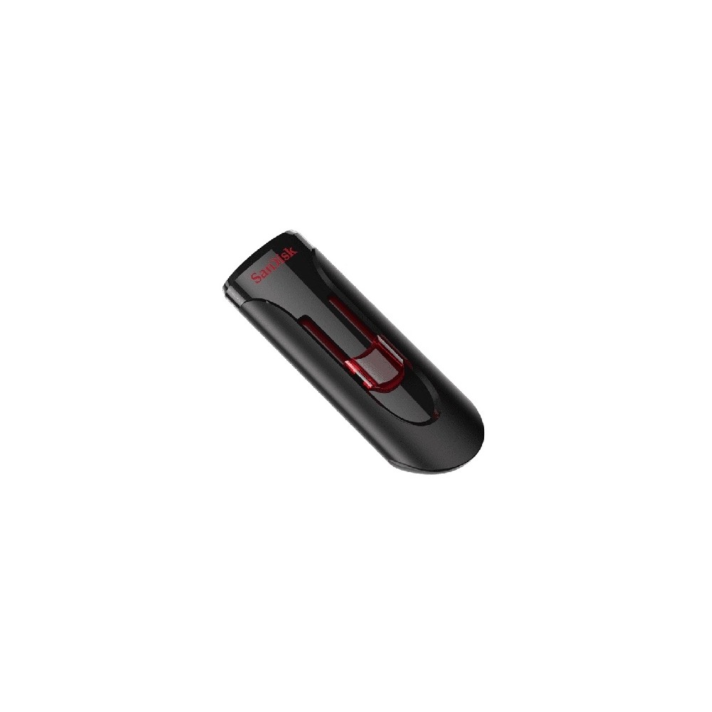 MEMORIA SANDISK 64GB USB 3.0 CRUZER GLIDE Z600 NEGRO C/ROJO SDCZ600-064G-G35 [ SDCZ600-064G-G35 ][ RAM-3109 ]