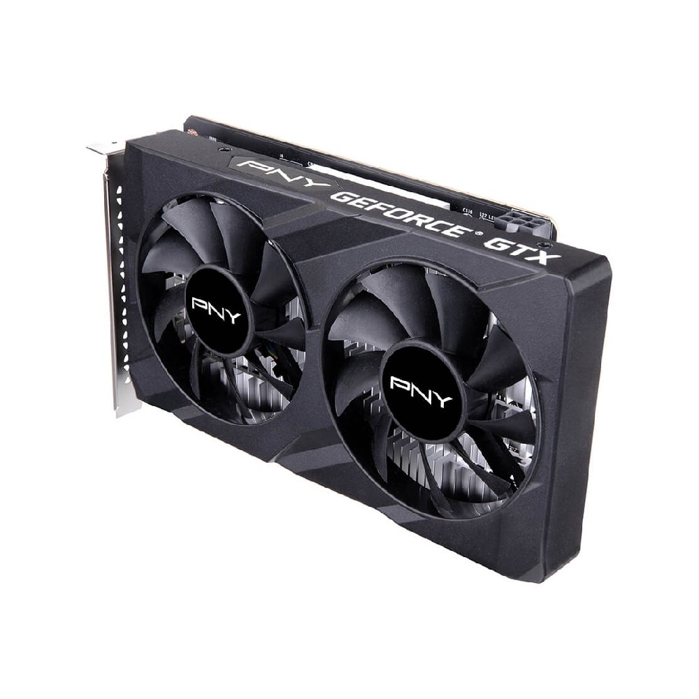 TARJETA DE VIDEO PNY NVIDIA GTX 1650 DUAL FAN/X16 3.0/GDDR6/4 GB /DP 1.4/HDMI 2.1/GAMA MEDIA/GAMER [ VCG16514D6DFXPB1 ][ VC-1206 ]