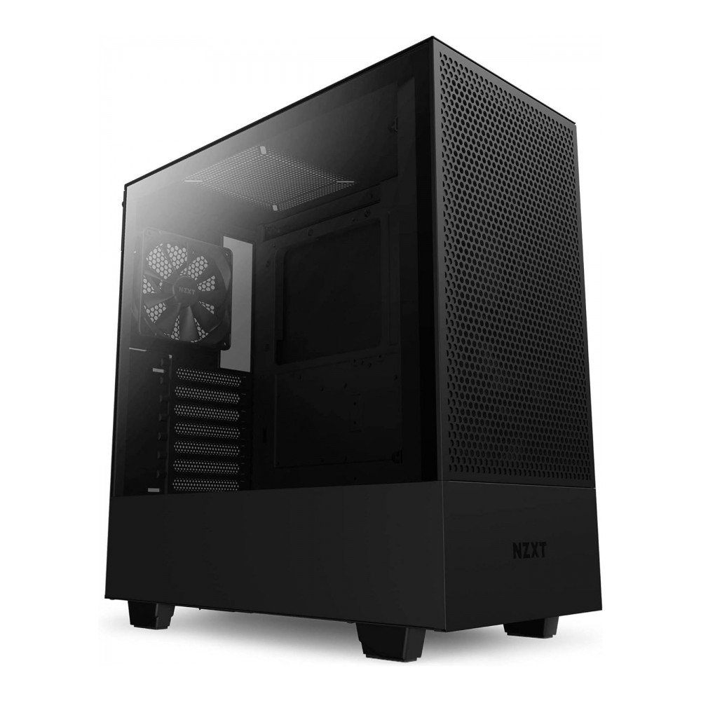 GABINETE NZXT H5 FLOW /NEGRO /CON VENTANA/MIDI-TOWER/MICRO-ATX/GAMER [ CC-H51FB-01 ][ CS-827 ]