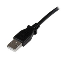 CABLE ADAPTADOR USB DE 2M PARA IMPRESORA ACODADO - 1X USB A MACHO - 1X USB B MACHO EN ANGULO DERECHO [ USBAB2MR ][ CB-2436 ]