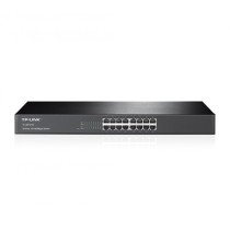 SWITCH TP-LINK TL-SF1016 16 PUERTOS RJ45 10/100 MBPS NO ADMINISTRABLE PARA RACK DE 19 PULGADAS [ TL-SF1016 ][ NIC-1509 ]