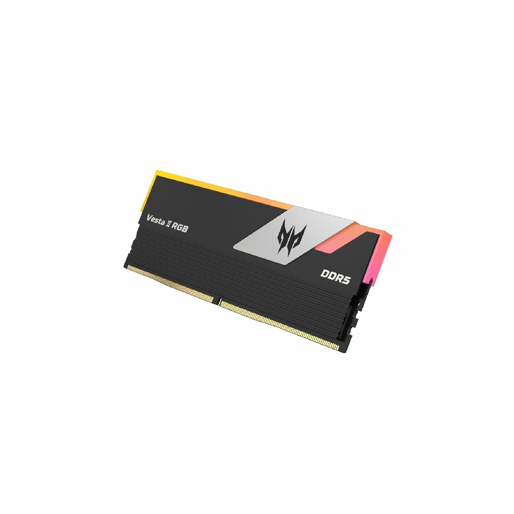 MEMORIA ACER PREDATOR VESTA II U-DIMM DDR5 32GB (2X16GB) 6000 MT/S, CL32 GAMING RGB COLOR NEGRO (BL. [ BL9BWWR378 ][ RAM-4267 ]