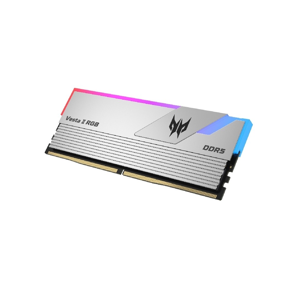 MEMORIA ACER PREDATOR VESTA II U-DIMM DDR5 64GB (2X32GB) 6000 MT/S, CL32  GAMING RGB  COLOR PLATA (B [ BL9BWWR382 ][ RAM-4271 ]