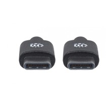 CABLE USB,MANHATTAN,354882,-C V2.0, C-C 3M NEGRO  60W, 480MB [ 354882 ][ CB-1353 ]