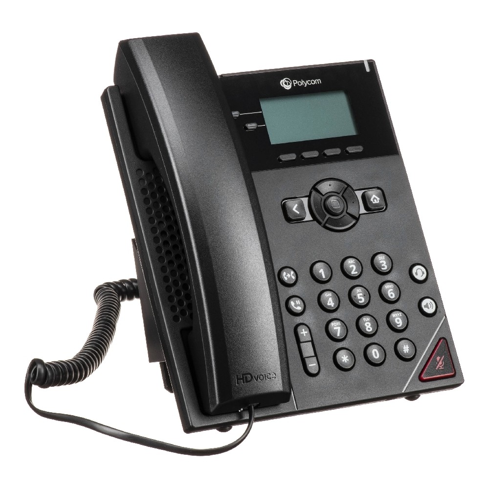 TELEFONO IP HP POLY 911N0AA#AC3 VVX 150/ 2 LINEA PANTALLA  LCD 2.5 PULGADAS 4 TECLAS PROGRAMABLES PO [ 2200-48810-025 ][ TEL-217 ]