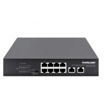 POE SWITCH ,INTELLINET,561402, GB  8 PTOS 32W/PTO, 120W, + 2 RJ45 [ 561402 ][ NIC-4599 ]