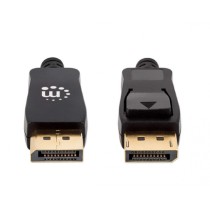 CABLE DISPLAYPORT,MANHATTAN,353625, V1.4 M-M 3.0M NEGRO 8K60HZ [ 353625 ][ CB-2902 ]