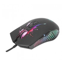 MOUSE OPTICO GAMING, MANHATTAN, 190220, 7 BOTONES, 7200 DPI, LED RGB, NEGRO [ 190220 ][ MS-1594 ]