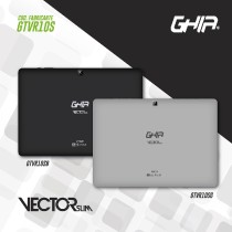 TABLET GHIA 10.1 VECTOR SLIM/A100 QUADCORE/ IPS/1GB RAM/16GB/2CAM/WIFI/BLUETOOTH/5000MAH/ANDROID 10/ [ GTVR10SB ][ NOTGHIA-299 ]