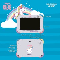 TABLET GHIA 7 KIDS/A133 QUADCORE/1GB RAM/16GB /2CAM/WIFI/BLUETOOTH/2500MAH/ANDROID 11 GO /VIOLETA [ GK133U ][ NOTGHIA-328 ]