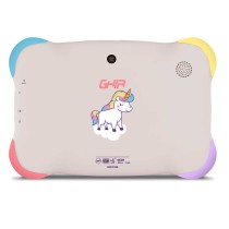 TABLET GHIA 7 KIDS/A133 QUADCORE/1GB RAM/16GB /2CAM/WIFI/BLUETOOTH/2500MAH/ANDROID 11 GO /VIOLETA [ GK133U ][ NOTGHIA-328 ]