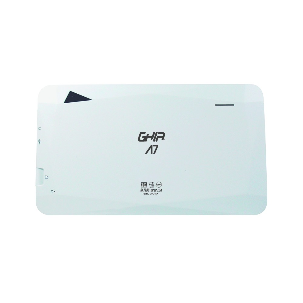 TABLET GHIA A7 WIFI/A133 QUADCORE/WIFI/BT/1GB/16GB/0.3MP2MP/2100MAH/ANDROID 11 GO EDITION/BLANCA [ GA7133B ][ NOTGHIA-336 ]