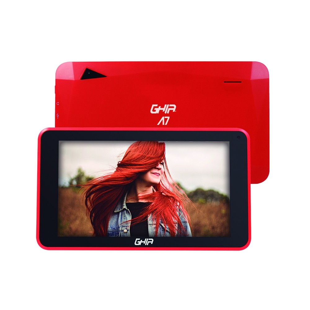 TABLET GHIA A7 WIFI/A133 QUADCORE/WIFI/BT/1GB/16GB/0.3MP2MP/2100MAH/ANDROID 11 GO EDITION/ROJA [ GA7133R ][ NOTGHIA-337 ]