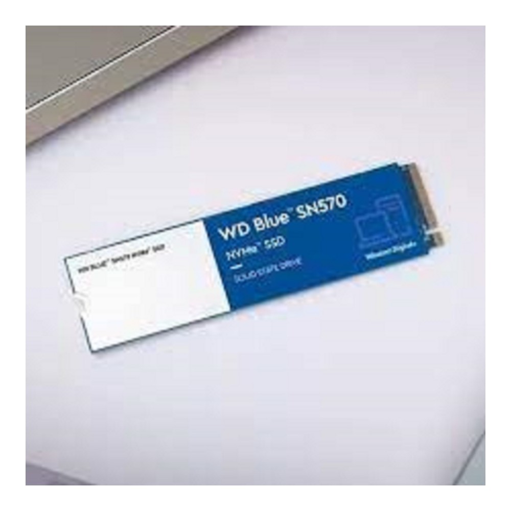 UNIDAD DE ESTADO SOLIDO SSD INTERNO WD BLUE SN570 250GB M.2 2280 NVME PCIE GEN3 X4 LECT.3300MBS ESCR [ WDS250G3B0CWDS250G3B0C-00BNN0 ][ HD-2606 ]