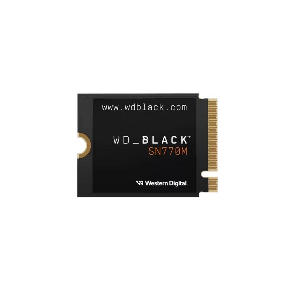 UNIDAD DE ESTADO SOLIDO SSD INTERNO WD BLACK SN770M 500GB M.2 2230 NVME PCIE GEN4 LECT.5000MB/S ESCR [ WDS500G3X0GWDS500G3X0G-00CHY0 ][ HD-3072 ]