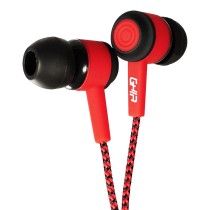 AUDIFONOS ALAMBRICOS GHIA COMET COLOR ROJO 3.5MM 1.2 METROS DE CABLE 3MW DE POTENCIA CON MANOS LIBRE [ GAC-046 ][ SPK-1415 ]