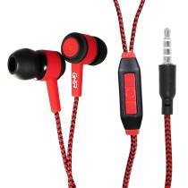 AUDIFONOS ALAMBRICOS GHIA COMET COLOR ROJO 3.5MM 1.2 METROS DE CABLE 3MW DE POTENCIA CON MANOS LIBRE [ GAC-046 ][ SPK-1415 ]