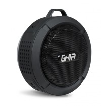 BOCINA BLUETOOTH STORM WATERPROOF GHIA NEGRA 3W RMS RADIO FM MICRO SD CARD [ GAC-063 ][ SPK-1447 ]