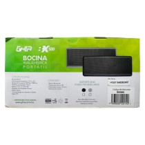 BOCINA BLUETOOTH BX500G GHIA GRIS / 5W X2 / TWS //AUX / RADIO FM/ MICRO SD CARD/USB [ BX500G ][ SPK-1648 ]