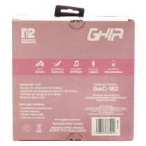 AUDIFONOS DIADEMA BLUETOOTH GHIA N2 HIFI SOUND/ COLOR ROSA / 10M ALCANCE/ BT 4.2 / BATERIA 300MAH [ GAC-182B ][ SPK-1846 ]