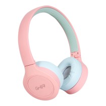 AUDIFONOS DIADEMA BLUETOOTH GHIA N2 HIFI SOUND/ COLOR ROSA / 10M ALCANCE/ BT 4.2 / BATERIA 300MAH [ GAC-182B ][ SPK-1846 ]