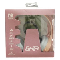 AUDIFONOS DIADEMA BLUETOOTH GHIA N2 HIFI SOUND/ COLOR ROSA / 10M ALCANCE/ BT 4.2 / BATERIA 300MAH [ GAC-182B ][ SPK-1846 ]