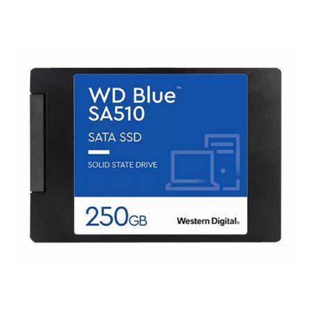 UNIDAD DE ESTADO SOLIDO SSD INTERNO WD BLUE 250GB 2.5 SATA3 6GB/S LECT.560MBS ESCRIT.525MBS 7MM LAPT [ WDS250G3B0AWDS250G3B0A-00AXR0 ][ HD-2697 ]