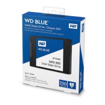 UNIDAD DE ESTADO SOLIDO SSD INTERNO WD BLUE 250GB 2.5 SATA3 6GB/S LECT.560MBS ESCRIT.525MBS 7MM LAPT [ WDS250G3B0AWDS250G3B0A-00AXR0 ][ HD-2697 ]