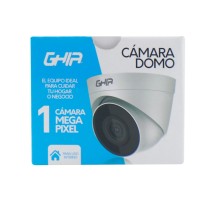 CAMARA GHIA TIPO DOMO 720P 4 EN 1 AHD/TVI/CVI/CVBS/ 1MP/LENTE DE 2.8MM/ IR 25MTS USO INTERIOR [ GCV-005 ][ CV-1211 ]