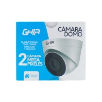 CAMARA GHIA TIPO DOMO 1080P 4 EN 1 AHD/TVI/CVI/CVBS/ 2MP/LENTE DE 3.6MM/ IR 25MTS USO INTERIOR [ GCV-007 ][ CV-1212 ]